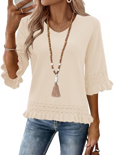 Amazon.com: Classic Retro Pearl Button Women's Flowing Long Sleeve